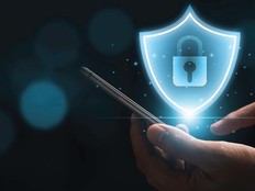 Illustration of smartphone security
