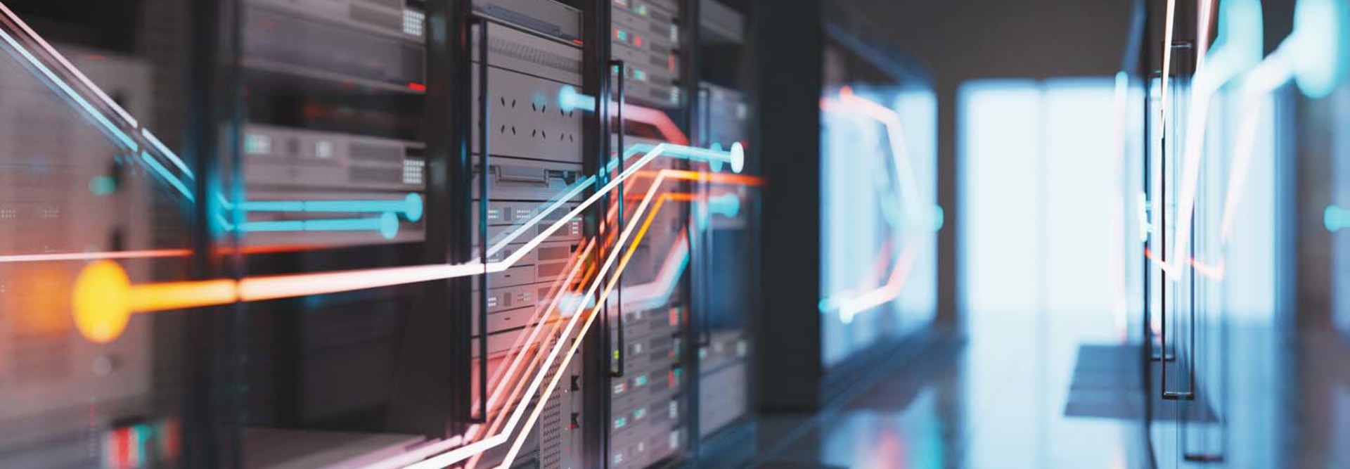 Visualization of data in a server room