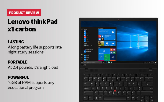  Lenovo ThinkPad X1 Carbon Engages Remote Learners