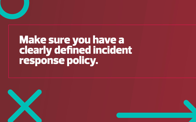 Incident response checklist slideshow