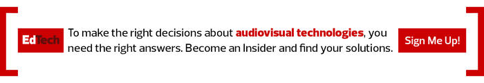 higher ed audiovisual insider sign-up