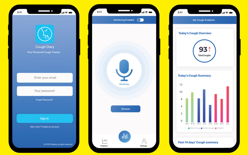 cough monitoring app