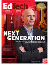Cover of the Spring 2023 issue of EdTech Magazine Focus on Higher Education
