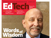 Cover of the Summer 2022 issue of EdTech/Higher Education magazine