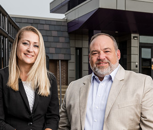 Butler Community College's Christina Byram and Bill Young