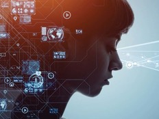 Woman in cybersecurity improving mental wellness