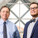 Clarke University CTO Andy Bellings and Network Administrator Kyle Begle