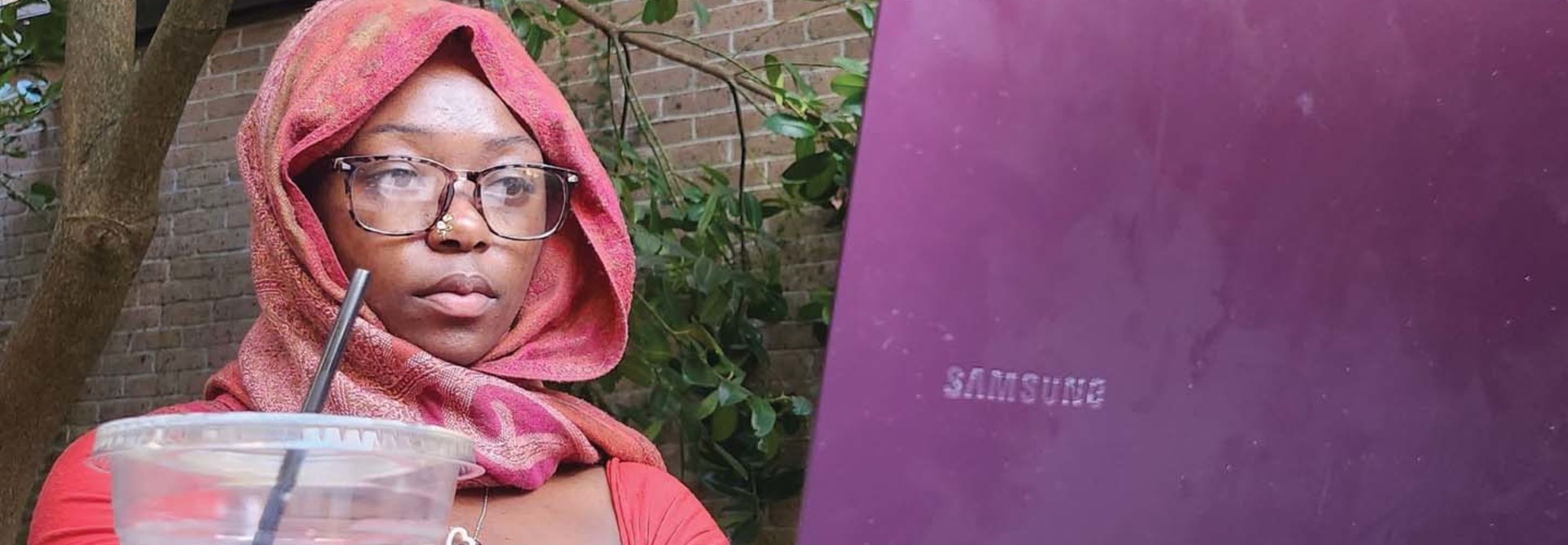 Carianne Asberry uses a Samsung Galaxy Book2 Pro 360