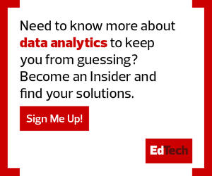 higher ed data analytics insider sign-up
