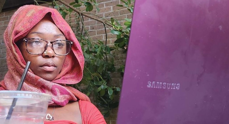 Carianne Asberry uses a Samsung Galaxy Book2 Pro 360