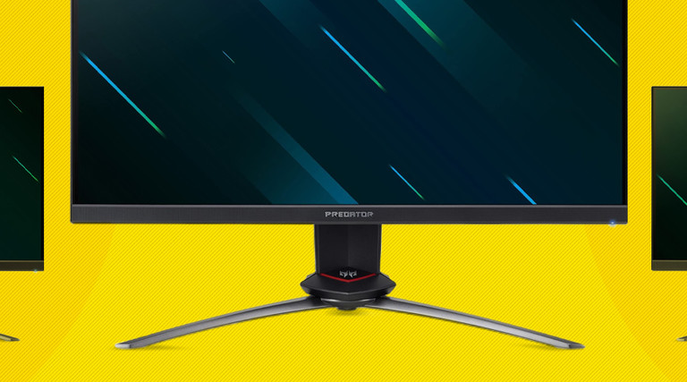 Three Acer Predator XB273 monitors