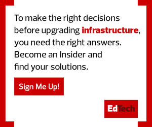 higher ed infrastructure insider sign-up