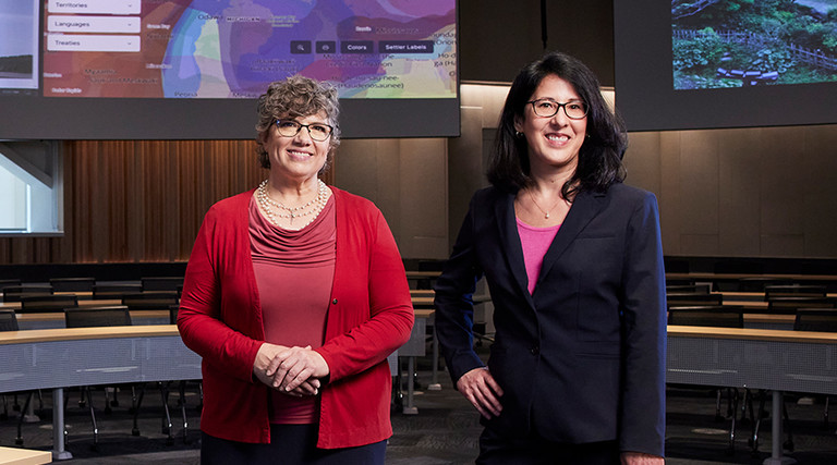 Monika Dressler and Frances Mueller