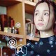 A woman surrounded by illustrations of tech icons