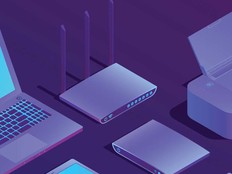 Illustration of laptop, printer, other devices