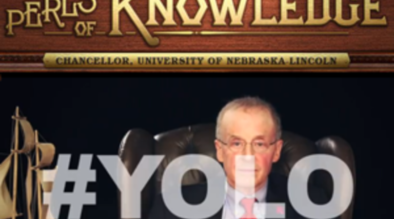 An Important Message from the University of Nebraska–Lincoln: #YOLO