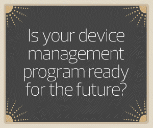 Device management campaign CTA — mobile
