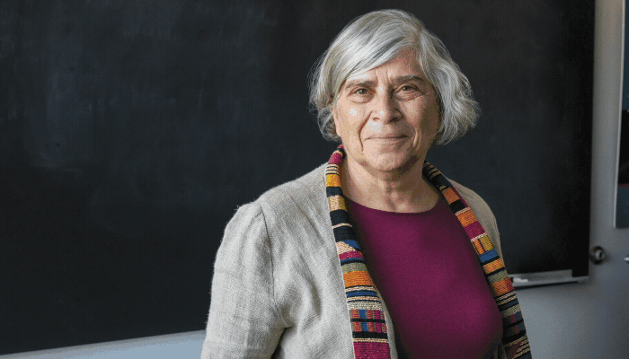 Picture of Susan Landau with a pull quote taken from the article