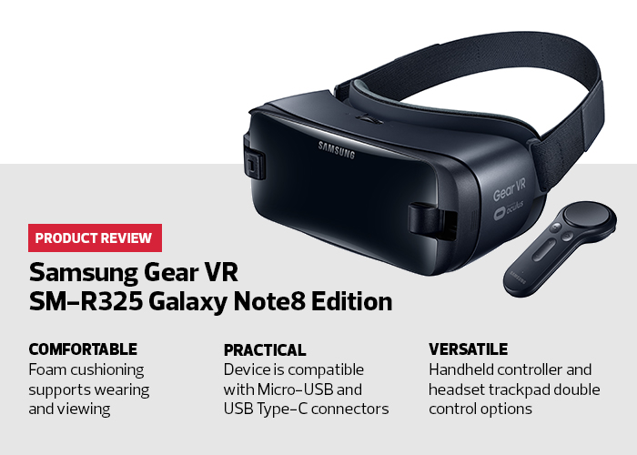 Ciro bunke Implement Review: Samsung Gear VR SM-R325 Galaxy Note8 Transforms the College  Classroom | EdTech Magazine