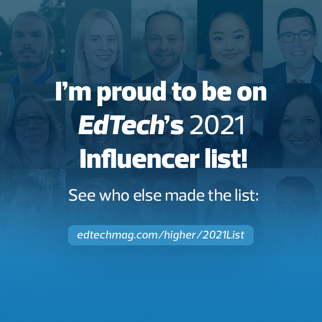 Higher Ed Influencer IT List 2021