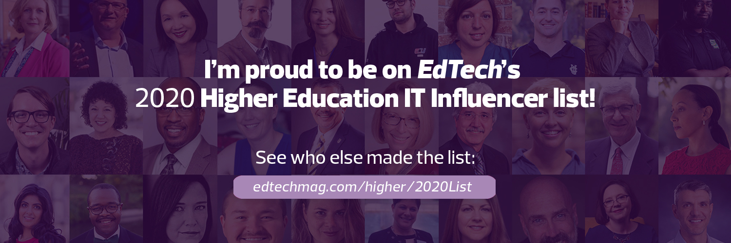 Higher Ed Influencer IT List