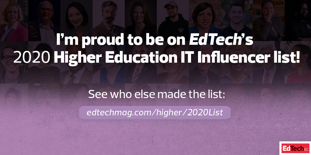 Higher Ed Influencer IT List