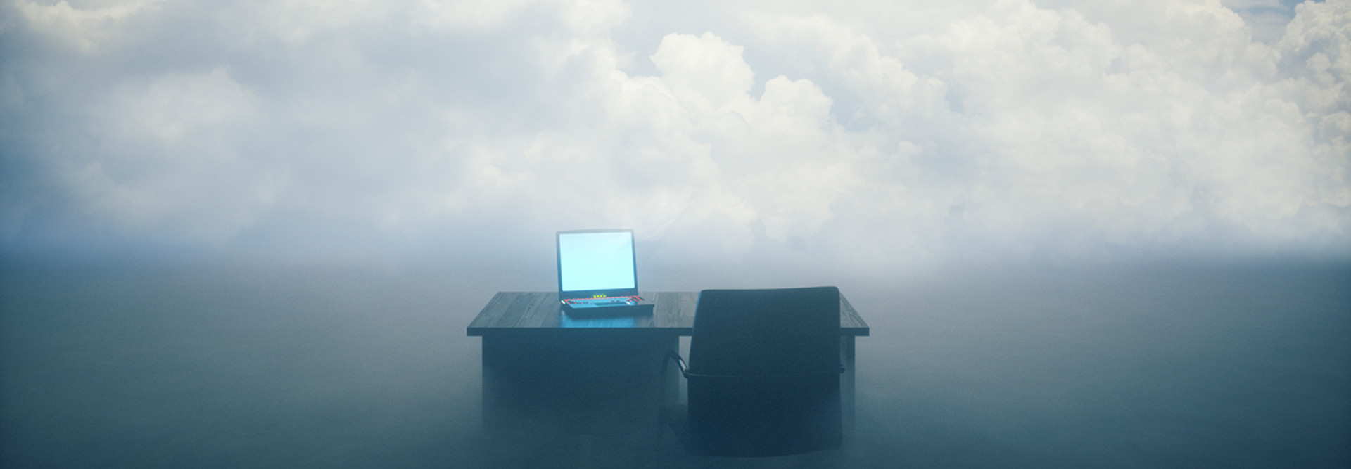 Fog computing concept art