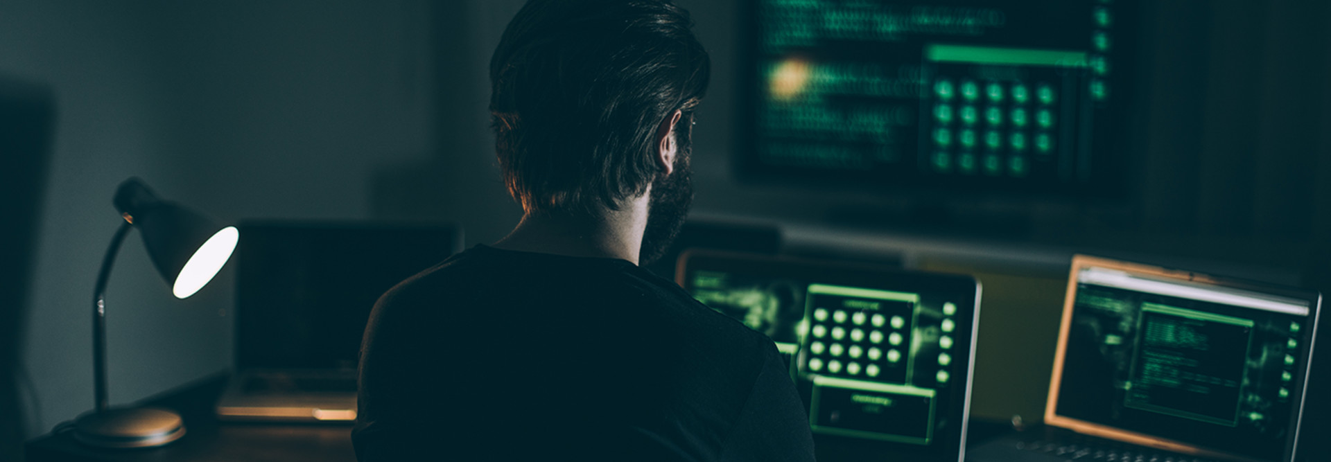 Guy at computer