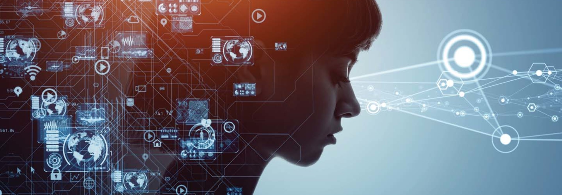 Woman in cybersecurity improving mental wellness