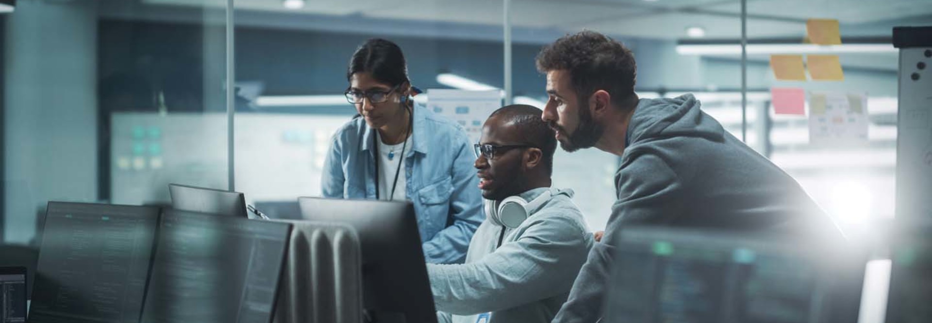Cybersecurity professionals preparing for a cybersecurity audit