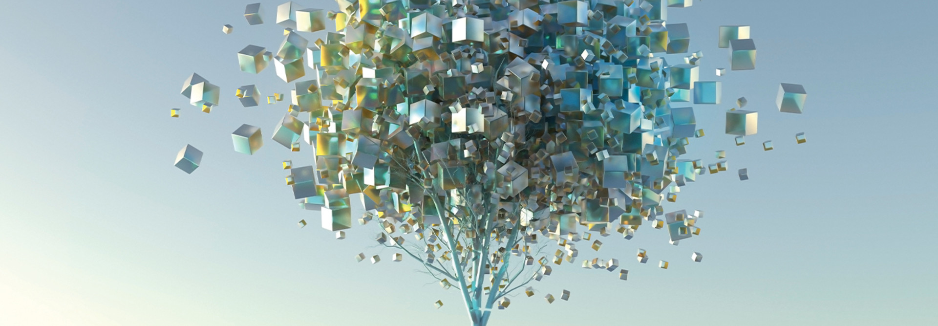 Box-filled illustration of a tree