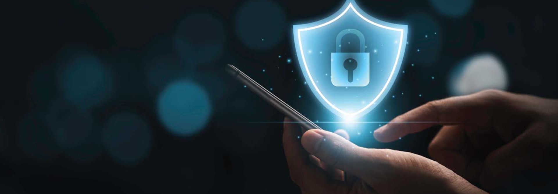 Illustration of smartphone security
