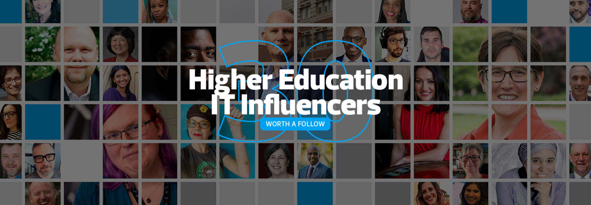 Collage of member of the 2023 influencer list