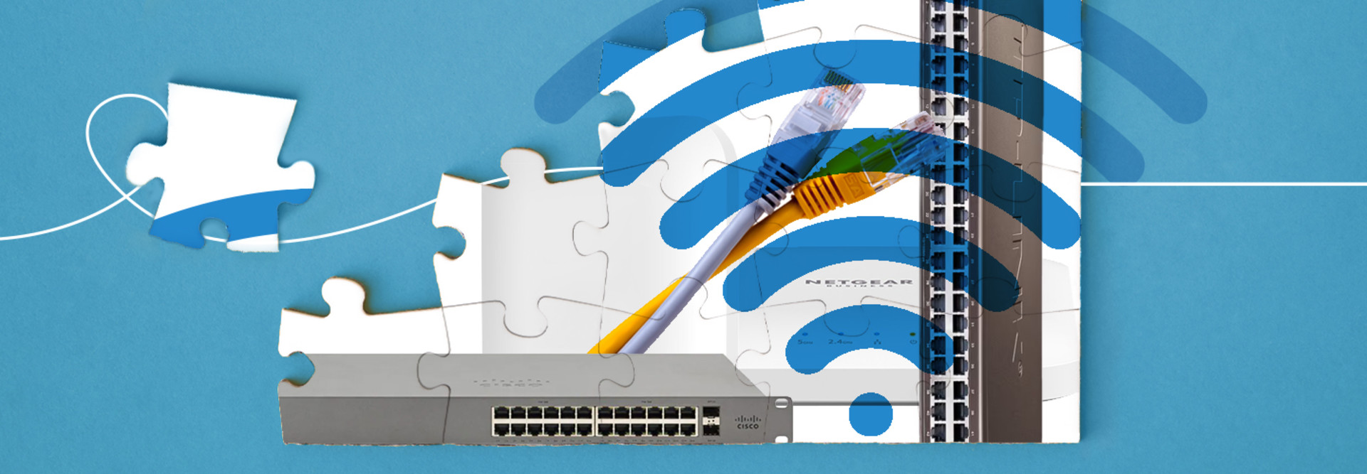 Illustration of Wi-Fi hardware