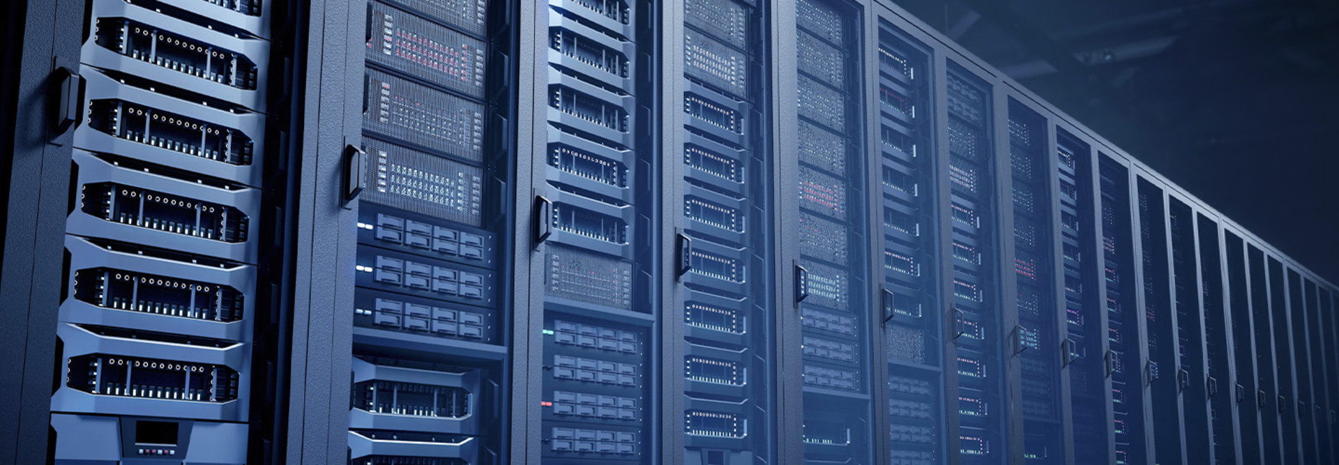 Server Racks in Server Room