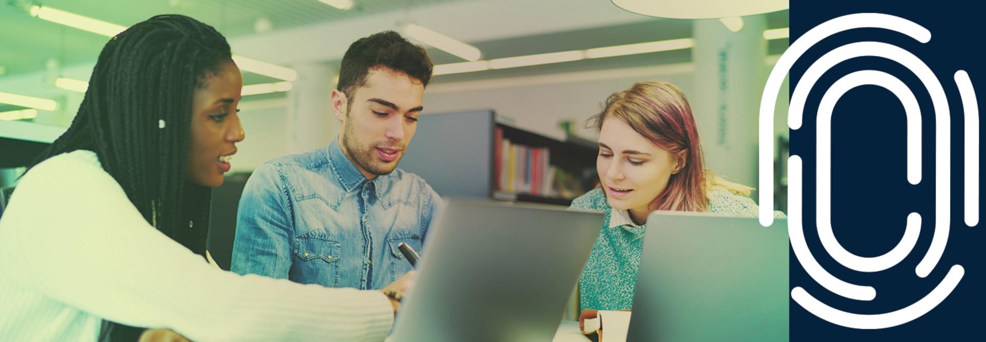 People collaborating at the office