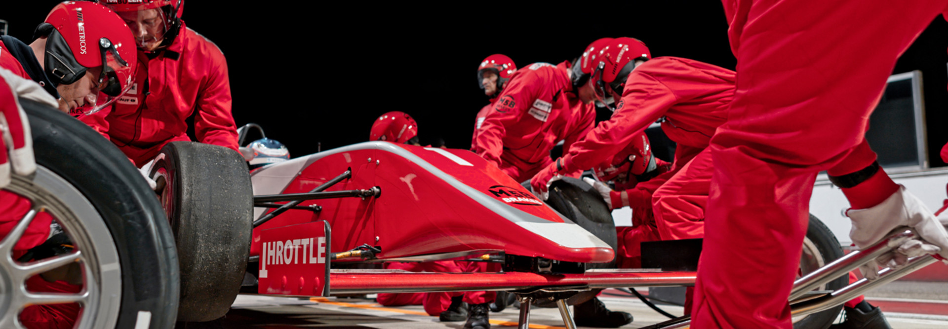 race car pit crew