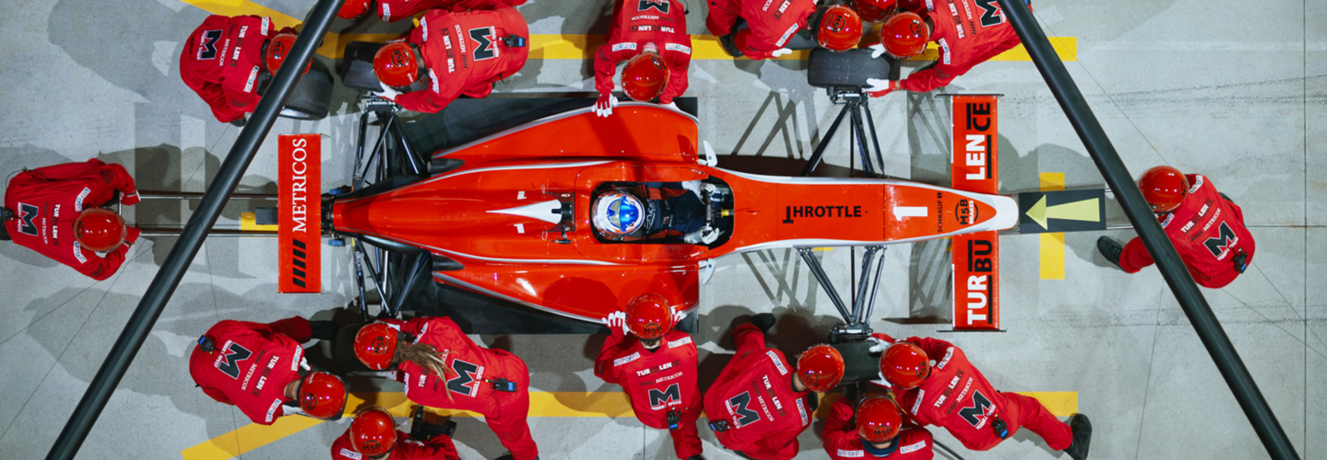 race car pit crew