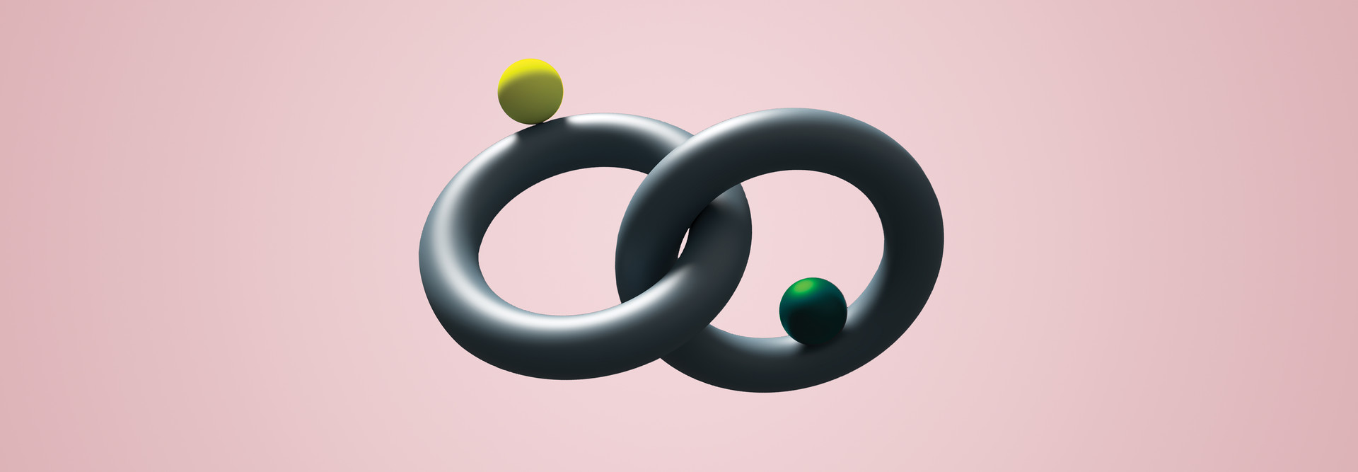 Illustration of two interlocking circles