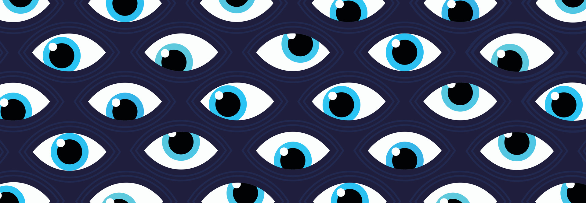 Illustration of eyes looking several different directions