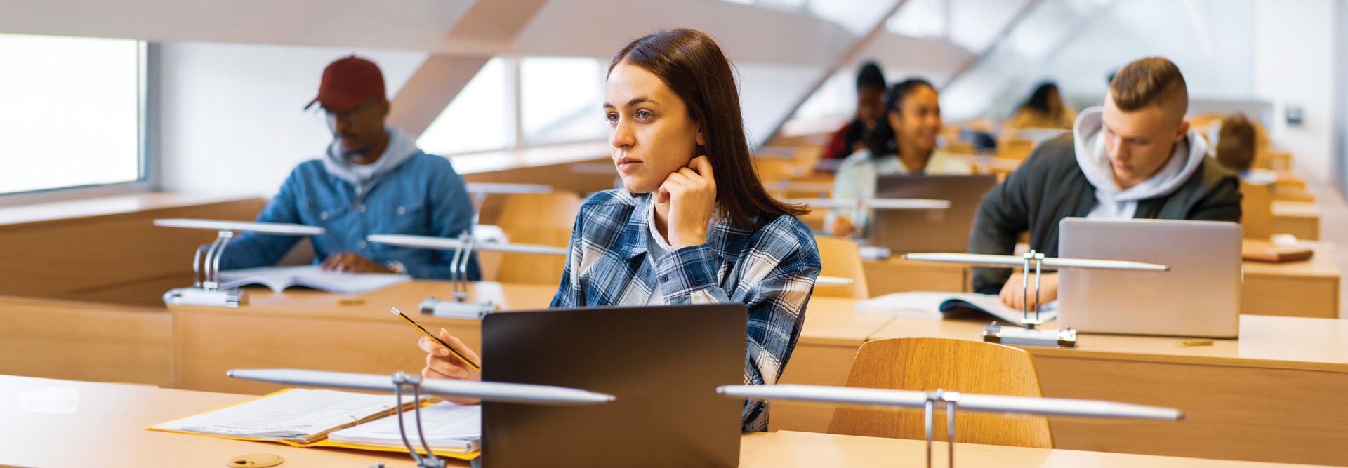 Student learning in classroom