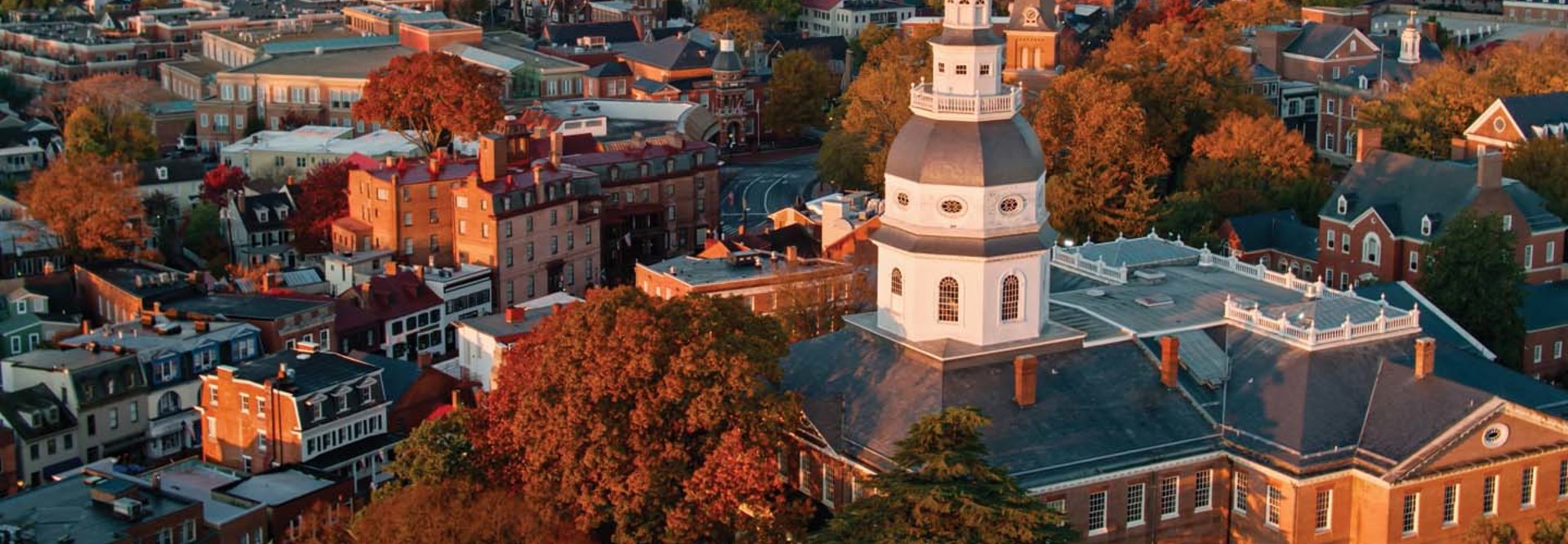 Aerial photograph of Maryland State House