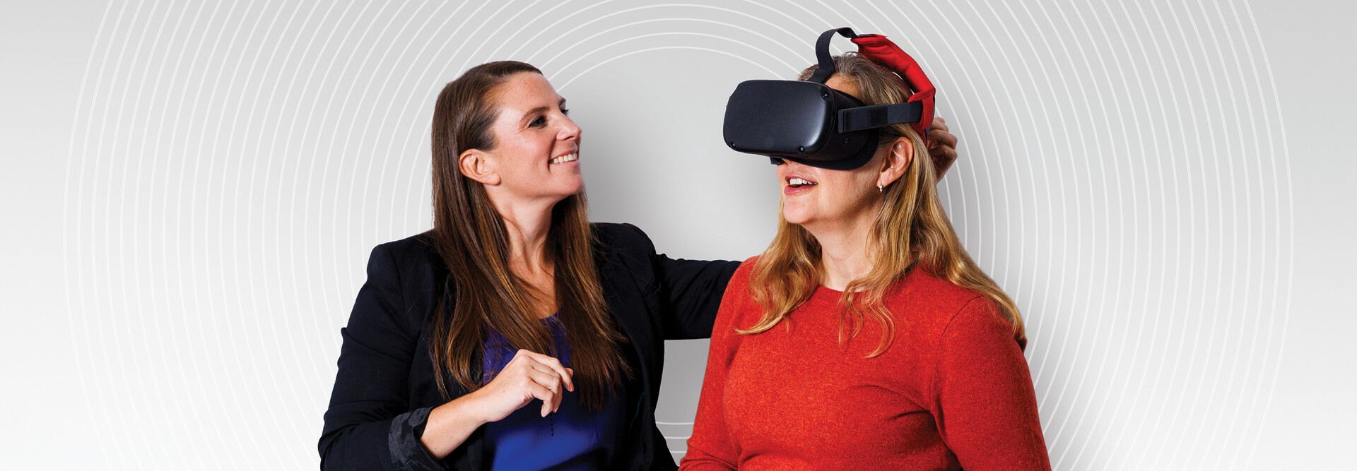 Eileen McGivney and Leanne Chukoskie, professors at Northeastern University
