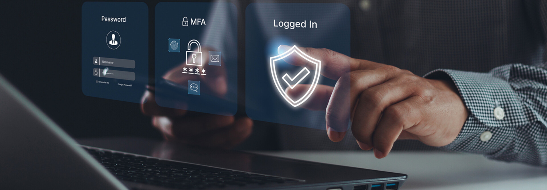 Multi factor authentication MFA method using mobile devices