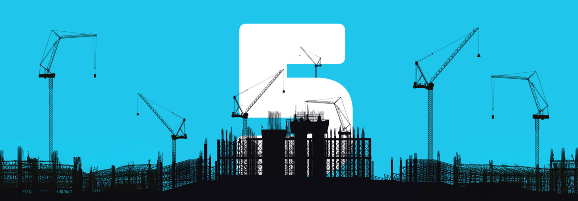 Illustration of city construction