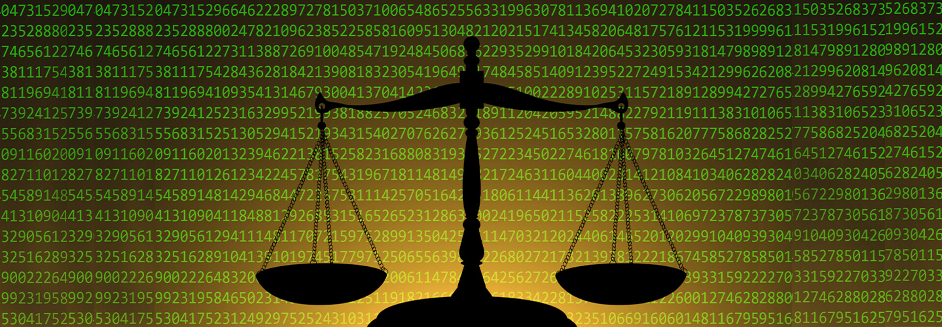 balance on a background of numbers
