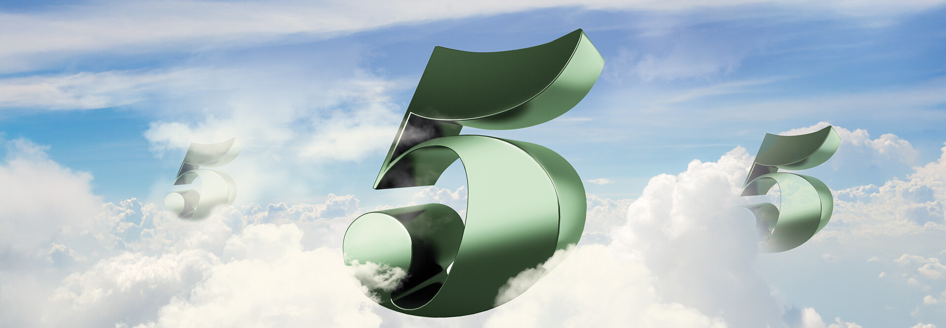 five in the clouds