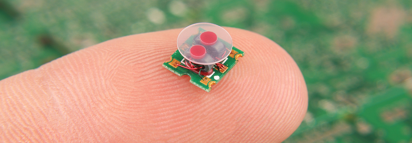 Sensor on a finger