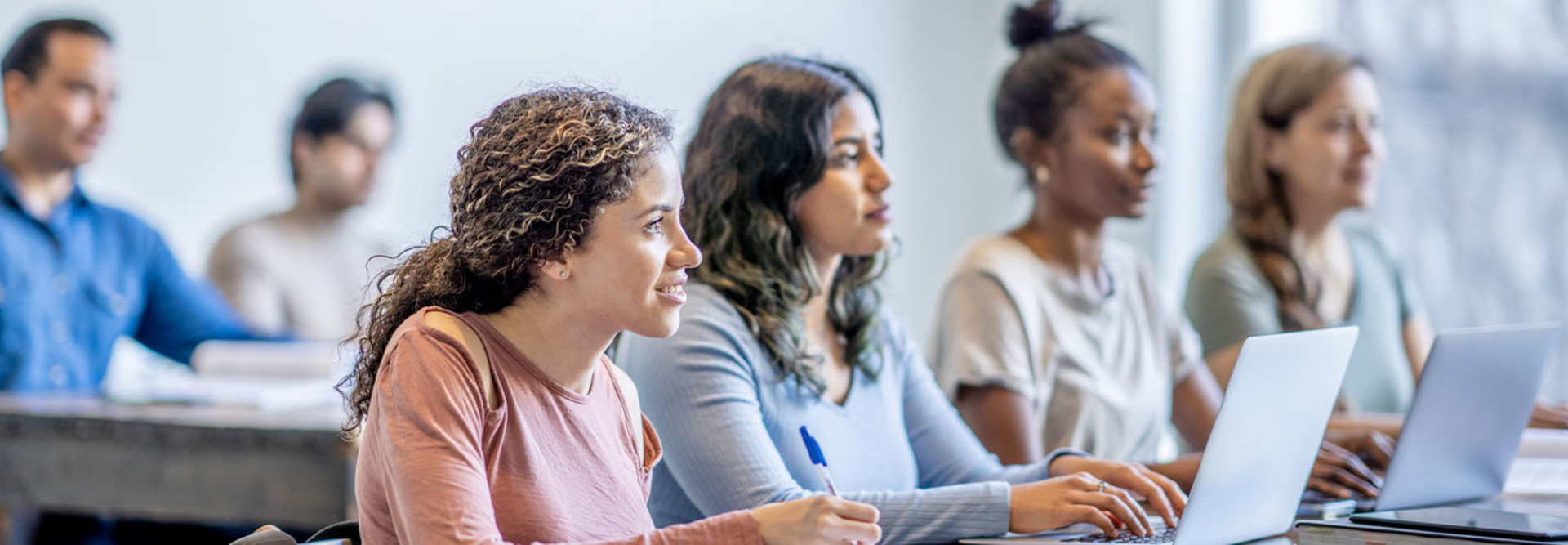 Students sitting in lecture