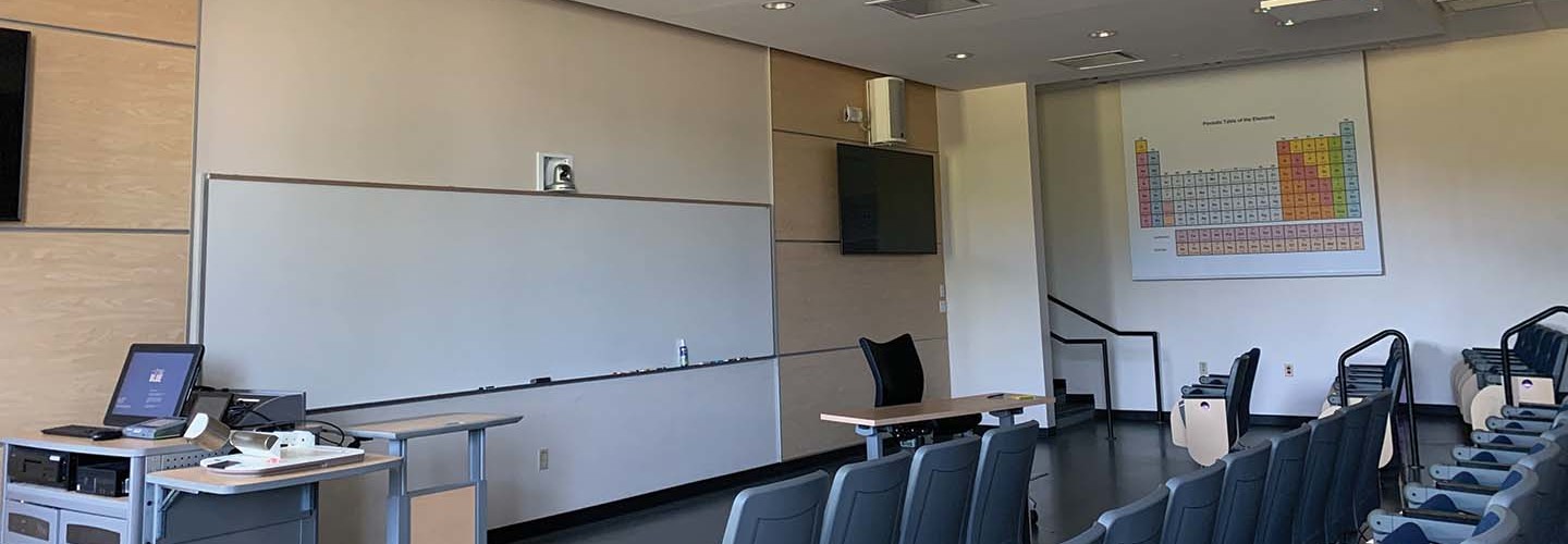 Interior of a classroom at Middle Tennessee State University